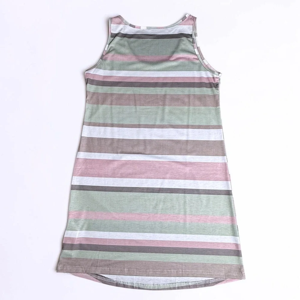 SHEIN Lot of 3 Black One Shoulder Romper Ribbed Colorful & Striped Tank Dress M - Picture 13 of 16
